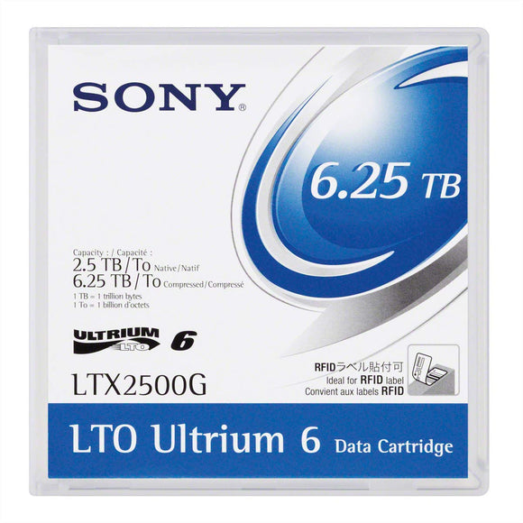 Sony LTO-6 Linear Tape Open 6.25TB 2.5 Cache 0.85-Inch Internal Bare or OEM Drives LTX2500G