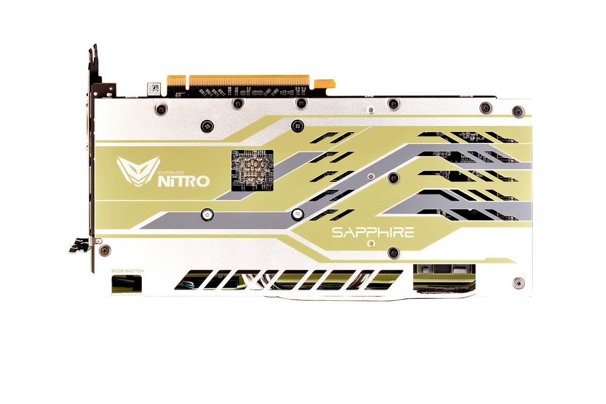Sapphire Technology Technology Radeon Nitro+ Rx 590 8GB GDDR5 Dual HDMI/ DVI-D/ Dual DP OC w/ Backplate AMD 50th Anniversary Edition (UEFI) PCI-E Graphic Cards