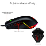 ASUS ROG Pugio Gaming Mouse Aura RGB USB Wired Optical Ergonomic Ambidextrous Gaming Mouse