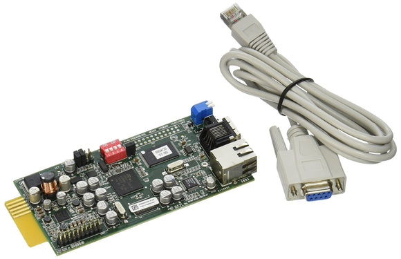 Minuteman SNMP-NV6 Remote Management Adapter, 10MB LAN, 100MB LAN, RS-232