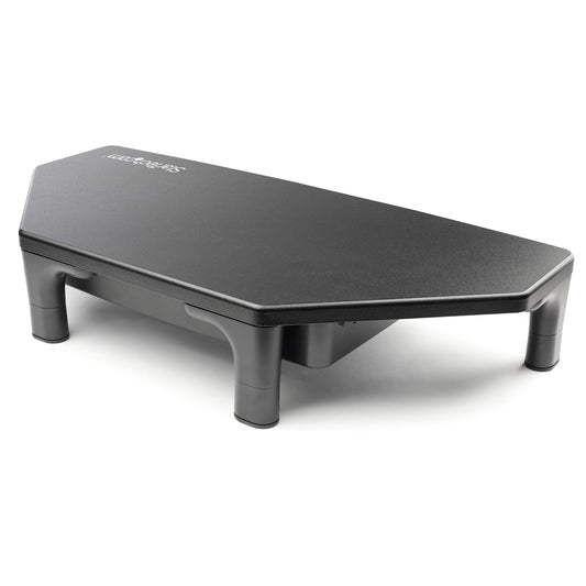 StarTech.com Monitor Riser Stand for Corner Workstation - for up to 32"" Monitors - Height Adjustable - Corner Monitor Stand (MONSTNDCORNR)