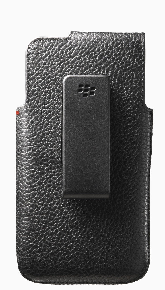 Blackberry OEM Z10 Black Leather Swivel Holster