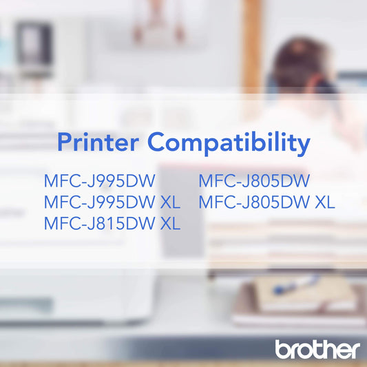 Brother Genuine LC30333PKS 3-Pack, Super High-Yield Color INKvestment Tank Ink Cartridges; Includes 1 Cartridge Each of Cyan, Magenta & Yellow, Page Yield Up to 1,500 Pages/Cartridge, LC3033