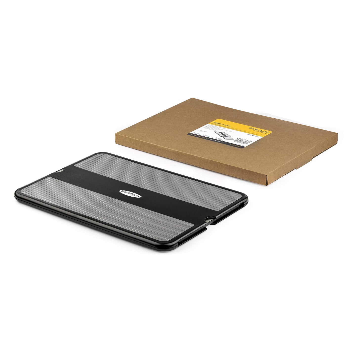 StarTech.com Lap Desk - for 13" / 15" Laptops - Portable Notebook Lap Pad - Retractable Mouse Pad - Anti-Slip Heat-Guard Surface (NTBKPAD)