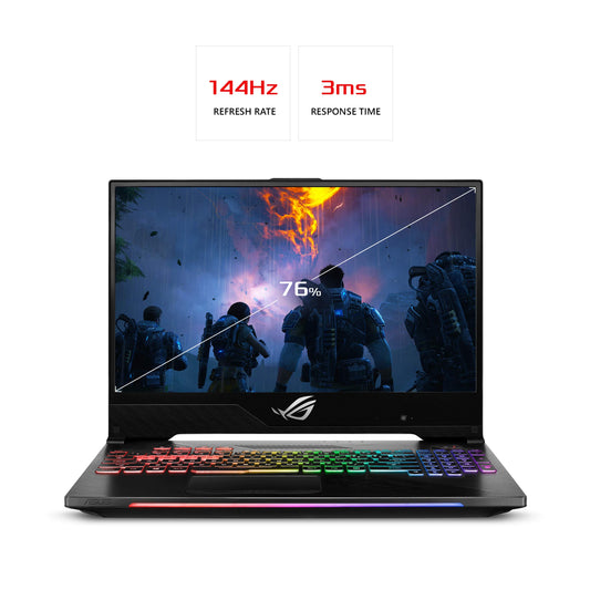Asus ROG Strix Hero II Gaming Laptop, 15.6inches 144Hz IPS-Type Display,GTX1060 6GB,Core i7-8750H,256GB SSD Plus 1TB HDD,16GB DDR4 GL504GM-XS74