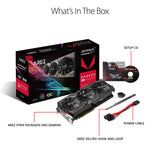 ASUS Arez Strix Radeon Rx Vega56 8GB OC Edition VR Ready 5K HD Gaming DP HDMI DVI AMD Gaming Graphics Card Graphic Cards AREZ-STRIX-RXVEGA56-O8G-GAMING