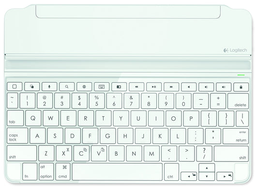 Logitech Ultrathin Magnetic Clip-On Keyboard Cover for iPad Air, Silver