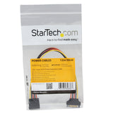 Startech.Com 12-Inch 15-Pin Sata Power Extension Cable with Sata Power Male to Female Extender SATAPOWEXT12