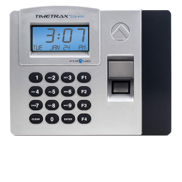 Pyramid TimeTrax Elite TTELITEEK Automated Biometric Time Clock System - Ethernet