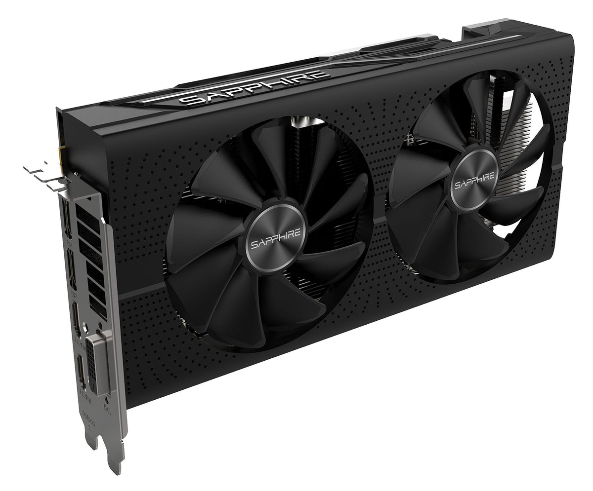 Sapphire Technology Technology 11266-04-20G Radeon Pulse RX 570 4GB GDDR5 Dual HDMI/ DVI-D/ Dual DP OC with Backplate (UEFI) PCI-E Graphics Card