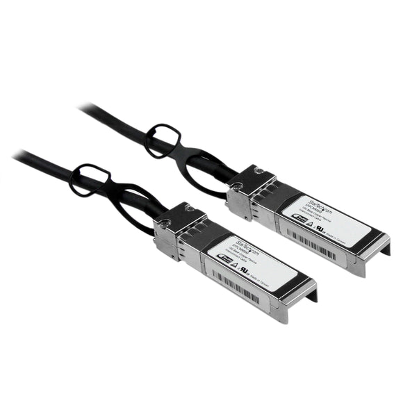 StarTech.com Cisco SFP-H10GB-CU5M Compatible SFP+ 10-Gigabit Ethernet Passive Twinax Direct Attach Cable - 5 m (16.4 ft) - 10 GbE (SFPCMM5M)