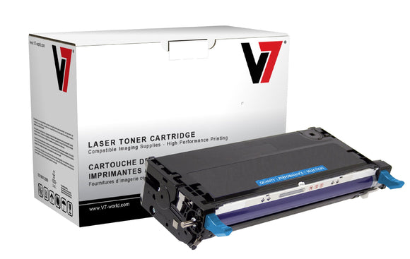 V7 TXC26180H Replacement Toner Cartridge for Xerox 113R00723 (Cyan)