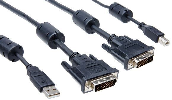12FT Dvi-d Cable USB Kb & Mouse for SC4UAD/SC400 & SC500 Series