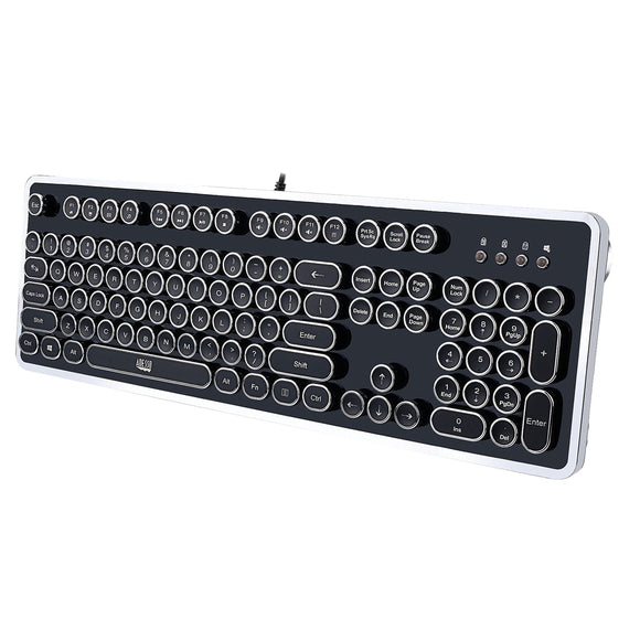 Adesso AKB-636UB Desktop Mechanical Typewriter Keyboard