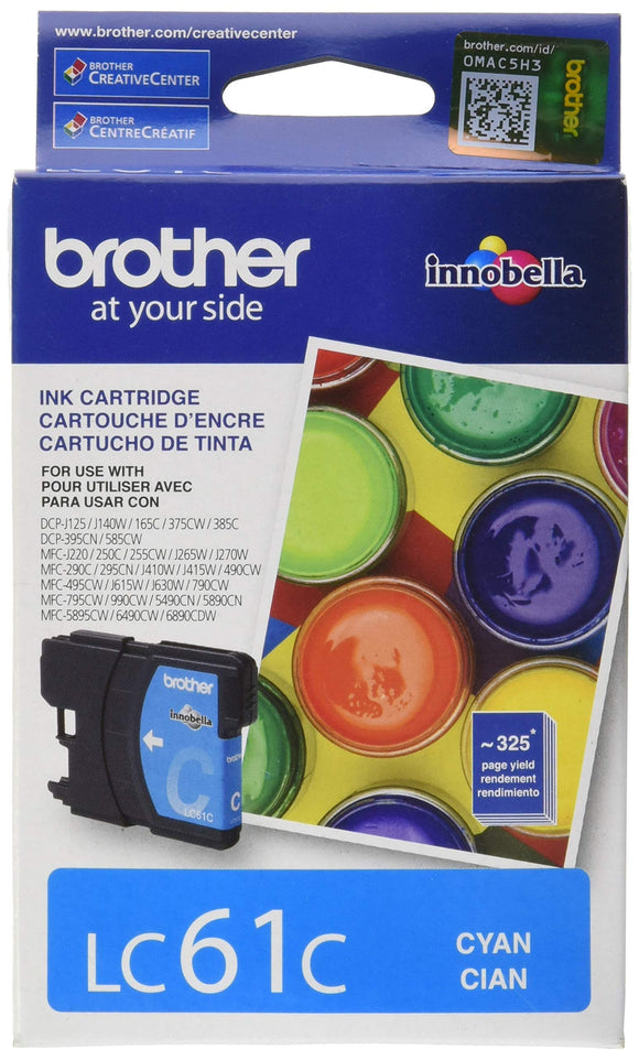 Brother LC61CS Genuine Ink Cartridge (Cyan)