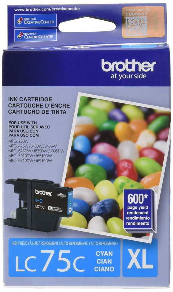 Brother LC75CS Genuine Cyan Ink Cartridge