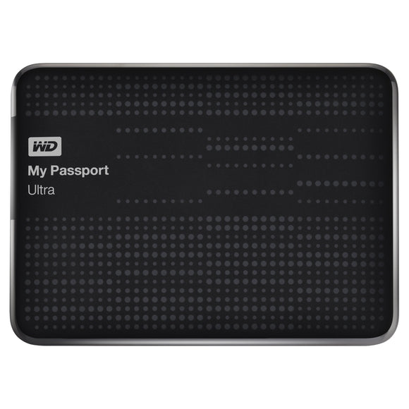 WD My Passport Ultra 1TB Portable External Hard Drive USB 3.0 with Auto and Cloud Backup  WDBZFP0010BBK-NESN (Black)