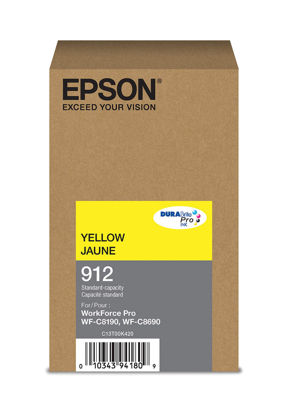 Epson DURABrite Pro T912420 Ink Cartridge - Standard Capacity Yellow