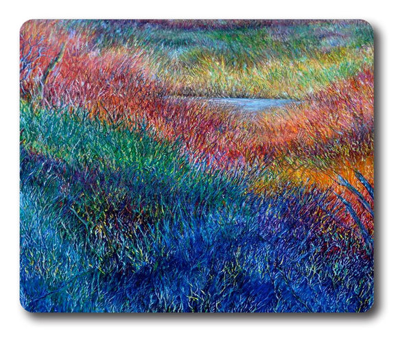 Rainbow Prairie Painting Square mouse pad Printing pads 9 * 7.5inch