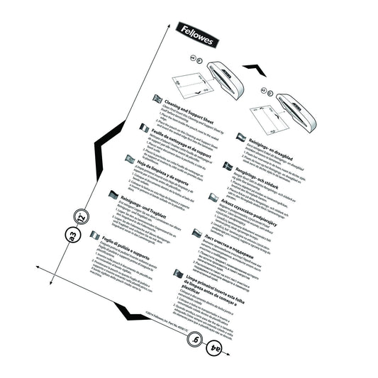 10pk Laminator Cleaning Sheets