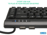 Kinesis Freestyle2 Keyboard for Mac, Us English Legending, Black, 9 Inch Maximum - KB800HMB-US