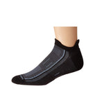 Wrightsock Endurance Double Tab Black/Ash MD (Men's Shoe 5-8, Women's Shoe 6.5-9)