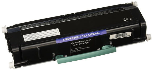 MICR Tech MCR260M Remanufactured MICR Toner Cartridge Alternative Lexmark E260 (E260A11A) Laser, 3500 Page