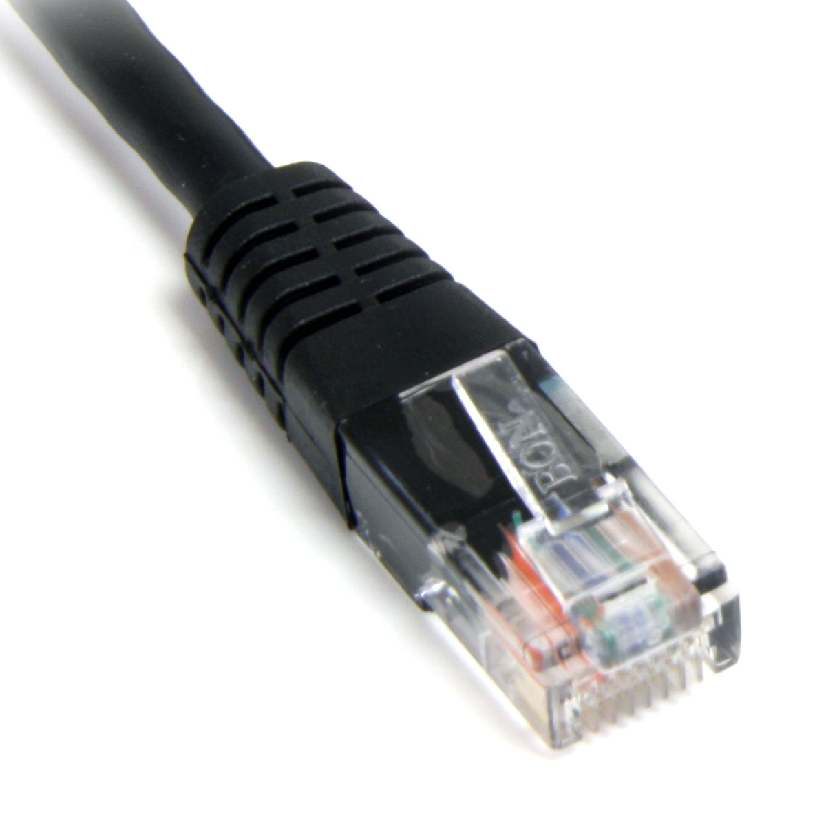 StarTech.com M45PATCH15BK Black Molded RJ45 UTP Cat 5e Patch Cable, 15-Feet