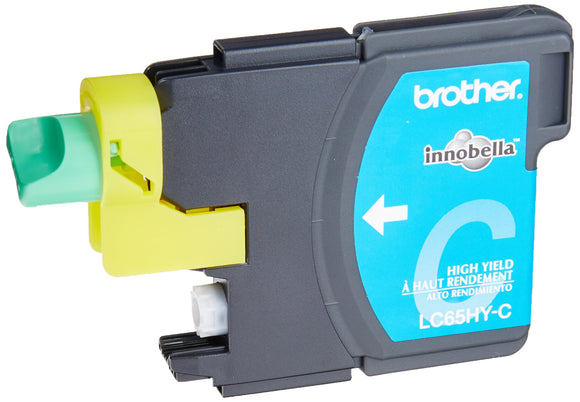 Brother LC65HYC High Yield Ink CartridgeRetail Packaging (Cyan)