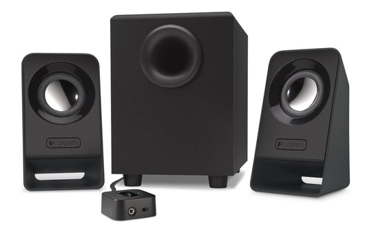 Refurbished Logitech Multimedia 2.1 Speakers Z213 for PC and Mobile Devices