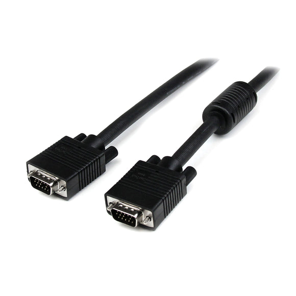 StarTech.com 15 ft Coax High Resolution Monitor VGA Cable - HD15 M/M - 15ft HD15 to HD15 Cable - 15ft VGA Monitor Cable (MXT105MMHQ)