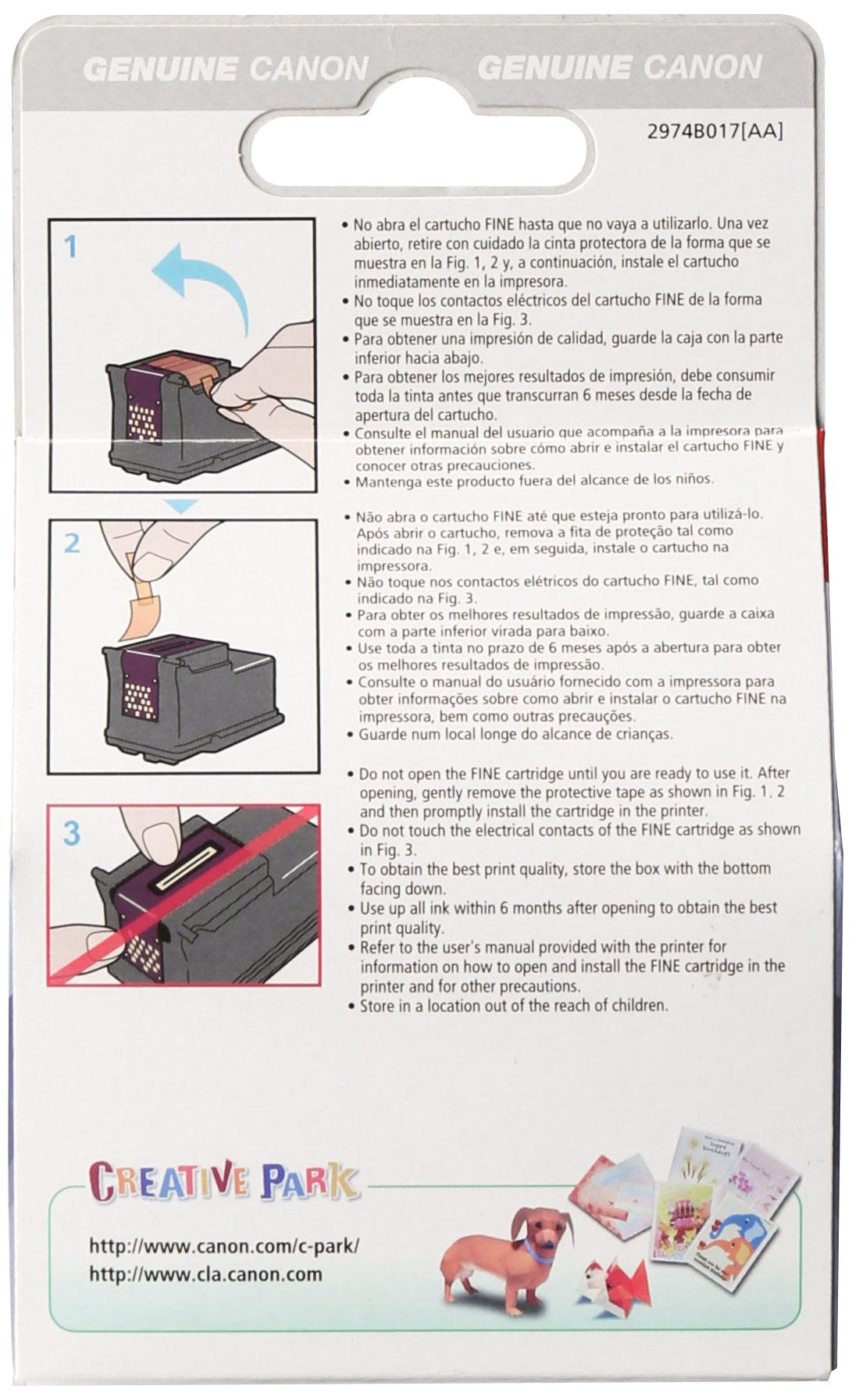 Genuine Canon PG-210 Ink Cartridge, Black - 2974B001