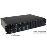StarTech.com Gigabit Ethernet Single Mode Fiber Media Converter SC 40 km - 1000 Mbps (ET91000SM402)