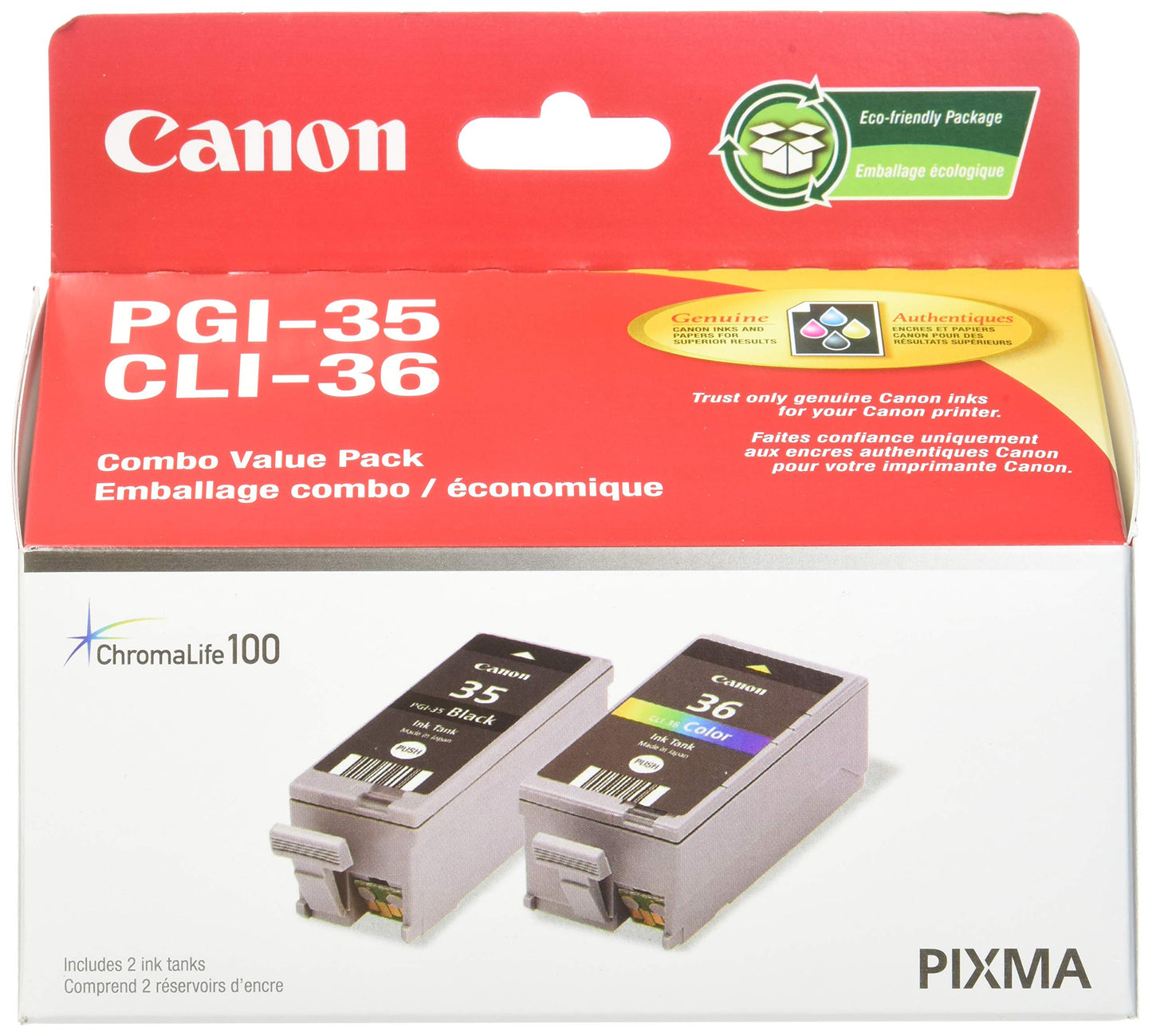 PGI-35 & CLI-36 INK VALUE PACK