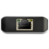 StarTech.com 3-Port USB-C Hub with LAN Port - 10Gbps - 2X USB-A & 1x USB-C (HB31C2A1CGB)