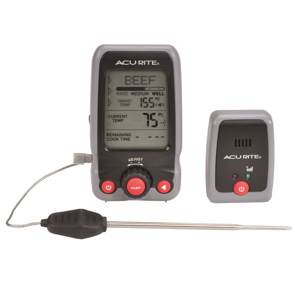 AcuRite Digital Meat Thermometer and Timer with Pager
