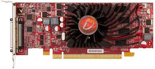 VisionTek Radeon 5570 SFF 1GB DDR3 4M VHDCI DVI (4x DVI-D) Graphics Card - 900345