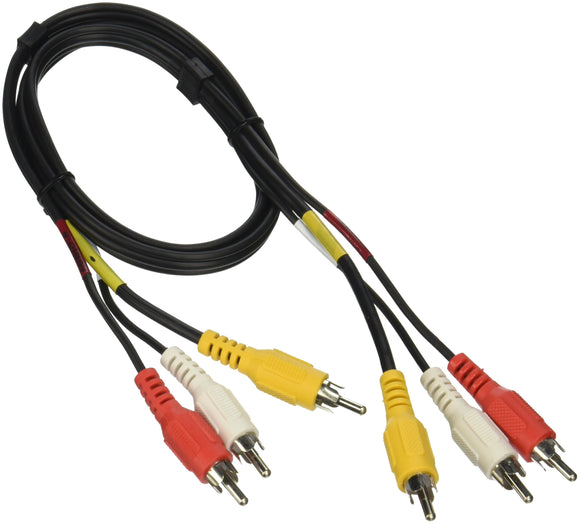 C2G 40447 Value Series Composite Video + Stereo Audio Cable, Black (3 Feet, 0.91 Meters)