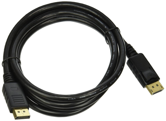 Viewsonic CB-00010555 DisplayPort Cable, 6', Black, for TD2230, VA2252Sm_H2, VA2452Sm_H2