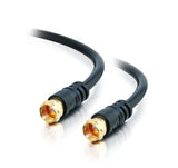C2G 27030 Value Series F-Type RG59 Composite Audio/Video Cable, Black (6 Feet, 1.82 Meters)