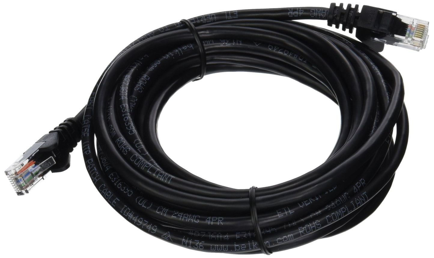 Belkin Snagless CAT5E Patch Cable * RJ45M/RJ45M; 14 Black ( A3L791b14-BLK-S )