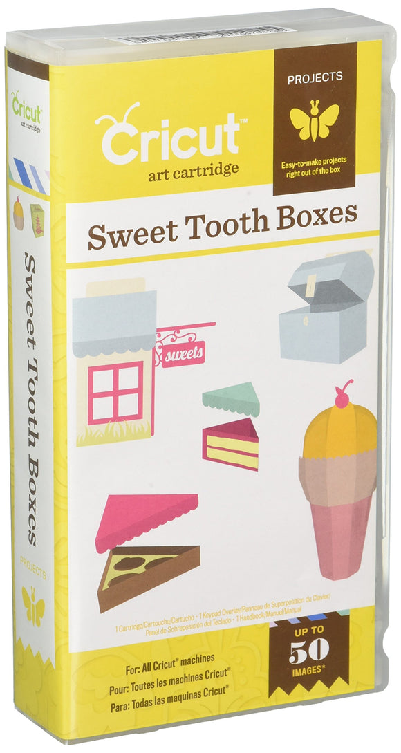 Cricut 2001097 Sweet Tooth Boxes Cartridge