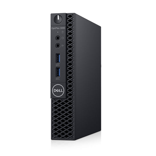 Dell OP3060MFF153X3 OptiPlex 3060 153X3 Micro PC with Intel Core i5-8500T 2.1 GHz Hexa-core, 8GB RAM, 500GB HDD, Windows 10 Pro 64-bit