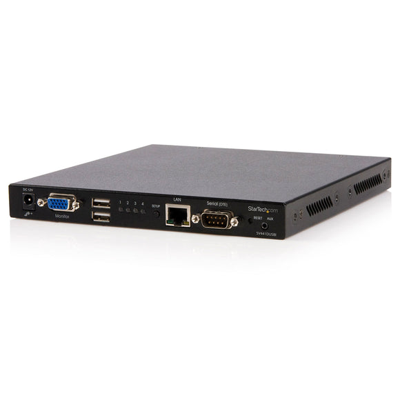 StarTech.com SV441DUSBI 4-Port USB VGA IP KVM Switch with Virtual Media