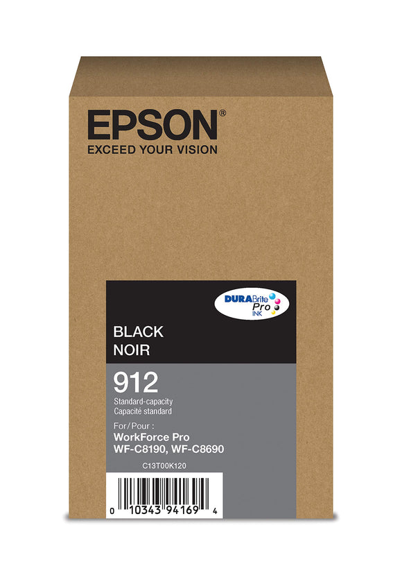 Epson DURABrite Pro T912120 Ink Cartridge - Standard Capacity Black