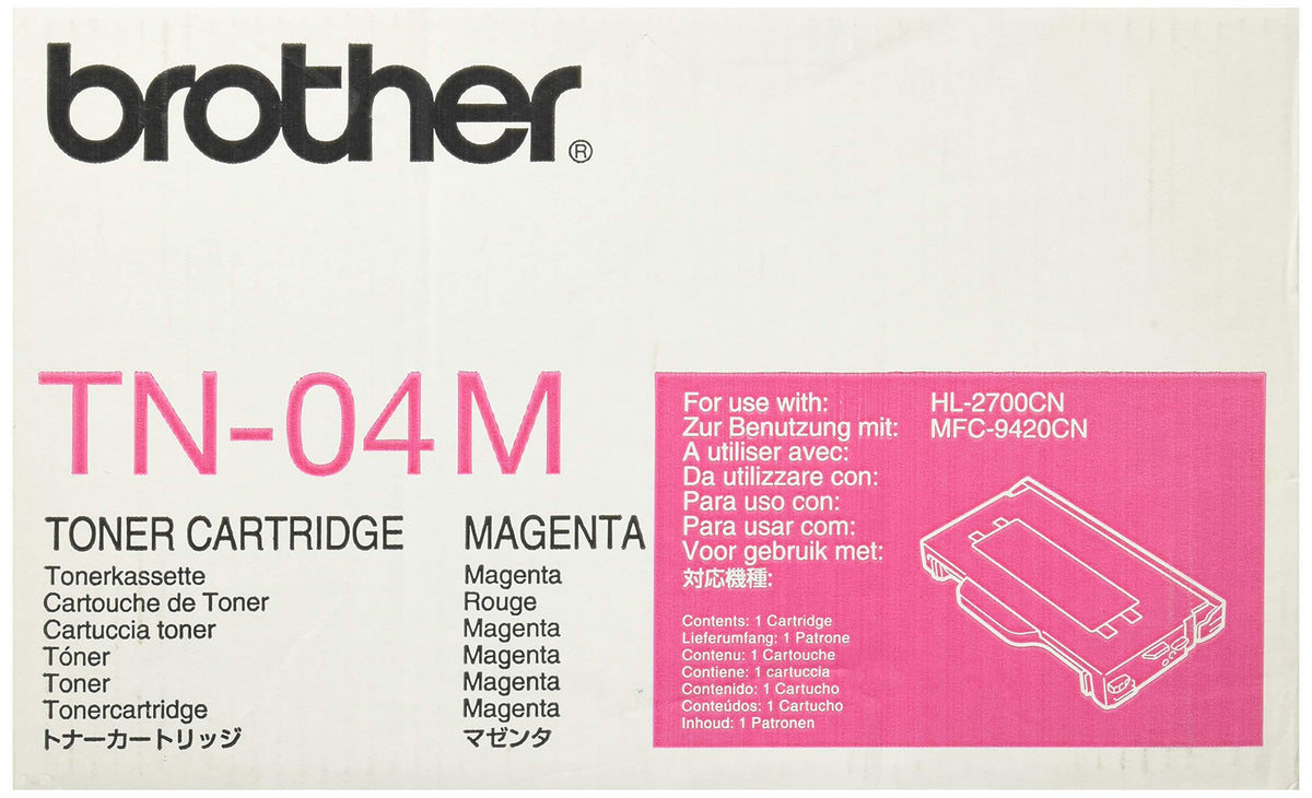 Brother Intl MAGENTA TONER CARTRIDGE ( TN04M )