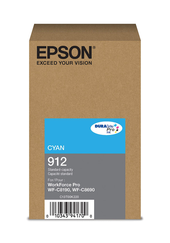 Epson DURABrite Pro T912220 Ink Cartridge - Standard Capacity Cyan