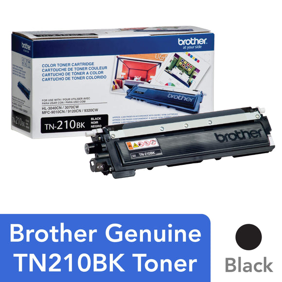 Brother TN210BK GenuineBlack Toner Cartridge