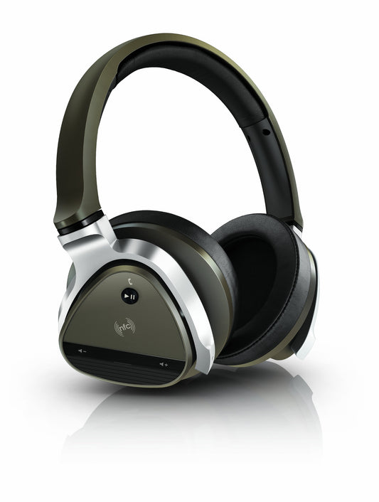 Creative Aurvana Gold Wired/Wireless Headset with 40mm Drivers, Bluetooth 3.0, NFC and Built-In Microphone