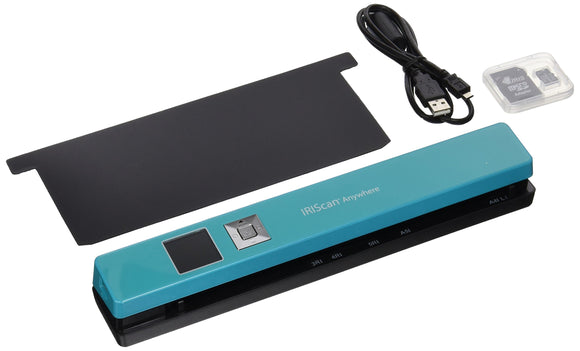 IRISCan Anywhere 5 Document Image Portable Mobile Color Scanner, Turquoise